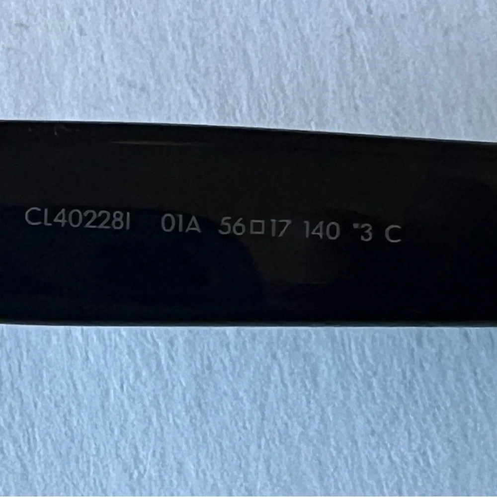 CELINE CL40228I SUNGLASSES BLACK NEW WITH CELINE CASE